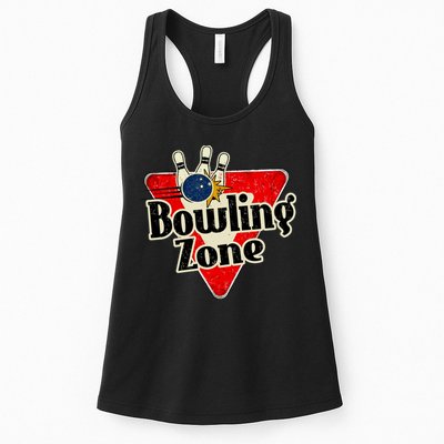 Bowling Zone Vintage Womens Tank Top