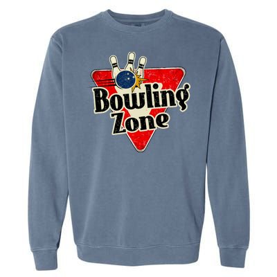 Bowling Zone Vintage Garment-Dyed Sweatshirt