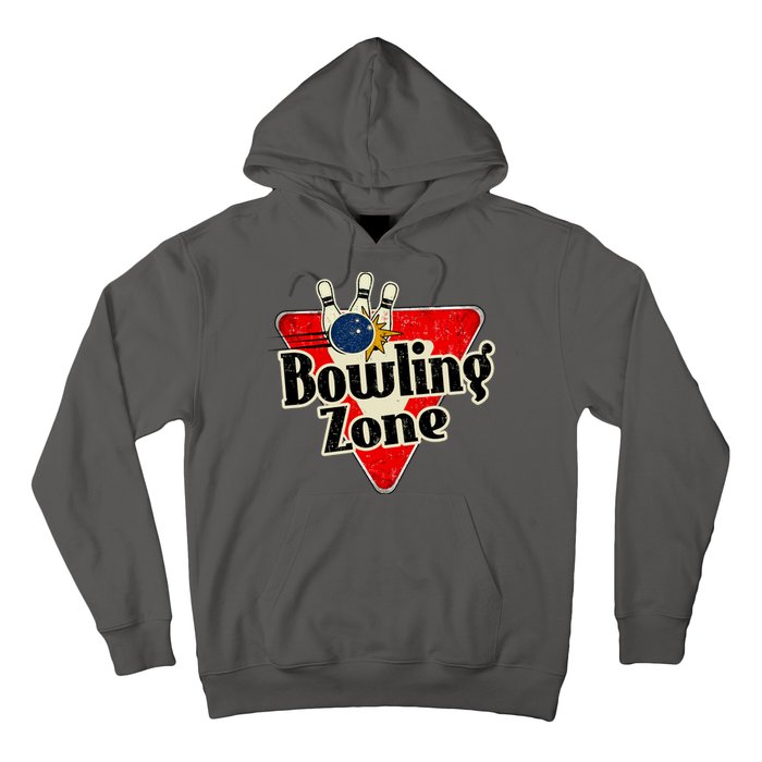 Bowling Zone Vintage Hoodie