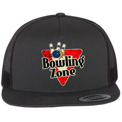 Bowling Zone Vintage Flatbill Hat