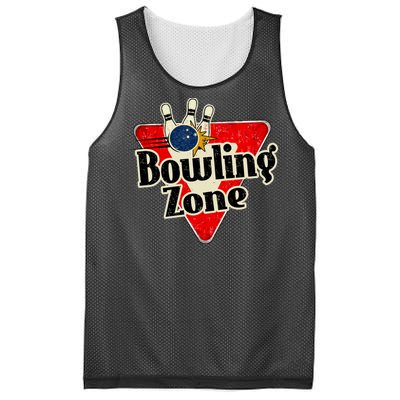 Bowling Zone Vintage Mesh Reversible Basketball Jersey Tank