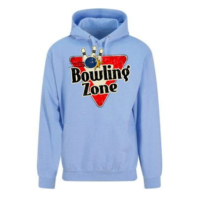 Bowling Zone Vintage Unisex Surf Hoodie