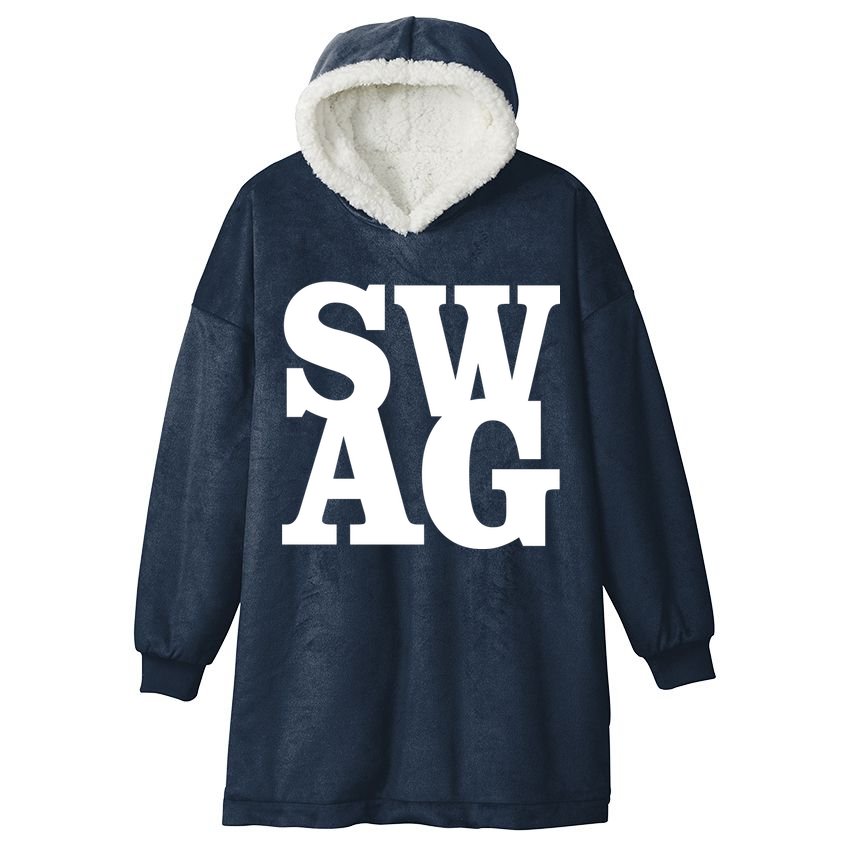 Boxed Swag Logo Hooded Wearable Blanket