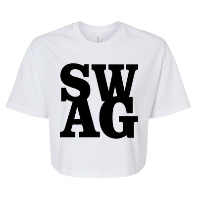 Boxed Swag Logo Bella+Canvas Jersey Crop Tee