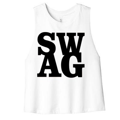 Boxed Swag Logo Women's Racerback Cropped Tank