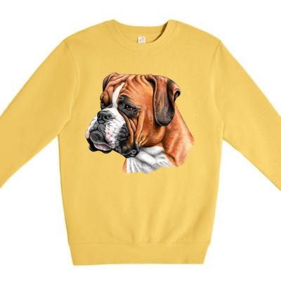 Boxer Face Premium Crewneck Sweatshirt