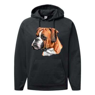 Boxer Face Performance Fleece Hoodie