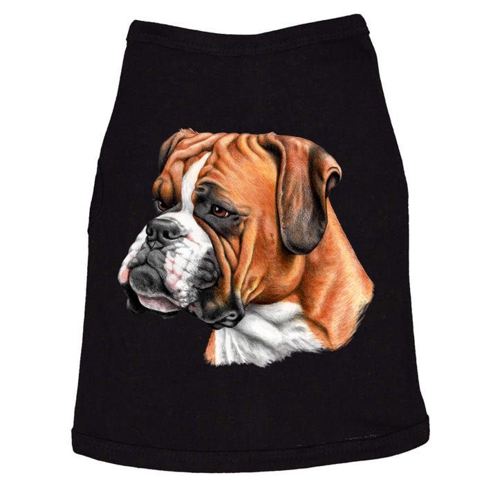 Boxer Face Doggie Tank