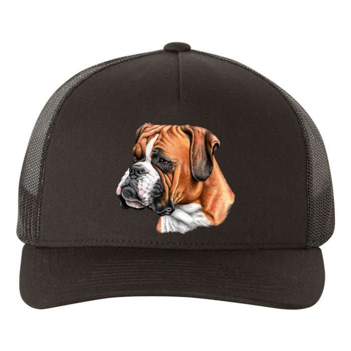 Boxer Face Yupoong Adult 5-Panel Trucker Hat