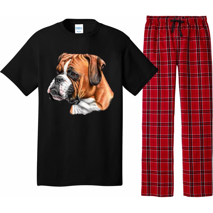 Boxer Face Pajama Set