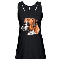 Boxer Face Ladies Essential Flowy Tank