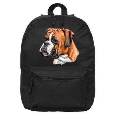 Boxer Face 16 in Basic Backpack