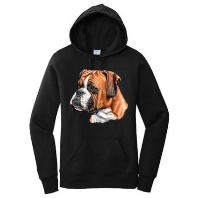 Boxer Face Women's Pullover Hoodie