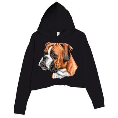 Boxer Face Crop Fleece Hoodie