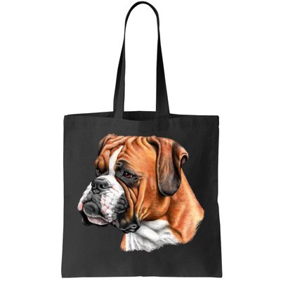 Boxer Face Tote Bag