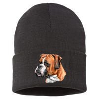 Boxer Face Sustainable Knit Beanie