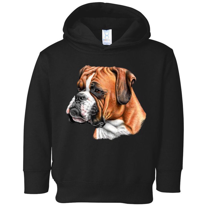 Boxer Face Toddler Hoodie