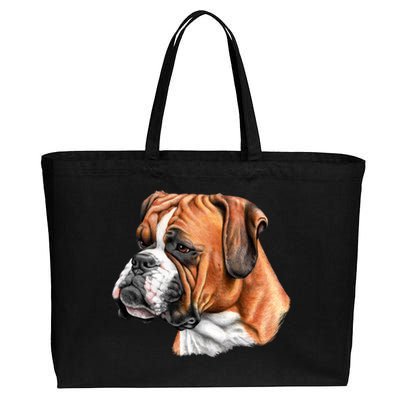 Boxer Face Cotton Canvas Jumbo Tote