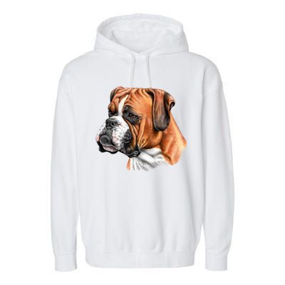 Boxer Face Garment-Dyed Fleece Hoodie