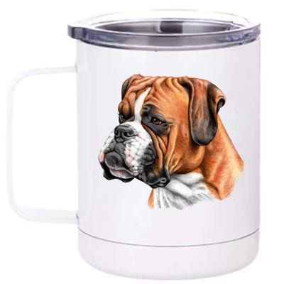 Boxer Face 12 oz Stainless Steel Tumbler Cup