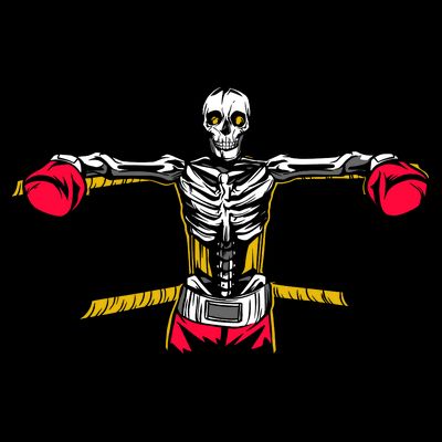 Boxing Skeleton T-Shirt