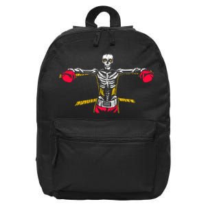 Boxing Skeleton 16 in Basic Backpack