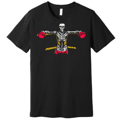 Boxing Skeleton Premium T-Shirt