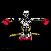 Boxing Skeleton Baby Bodysuit