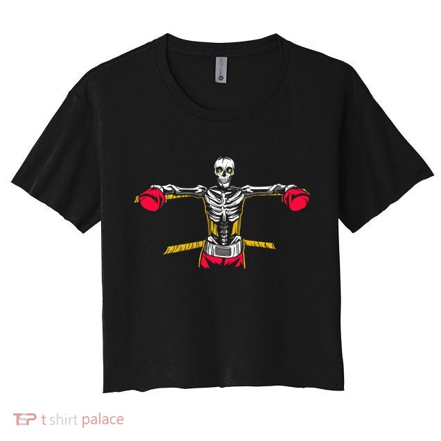 Boxing Skeleton Crop Top