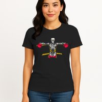 Boxing Skeleton Womens T-Shirt