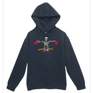 Boxing Skeleton Urban Pullover Hoodie