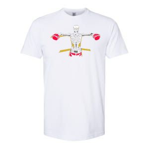 Boxing Skeleton Softstyle CVC T-Shirt