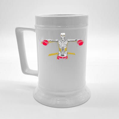 Boxing Skeleton Beer Stein