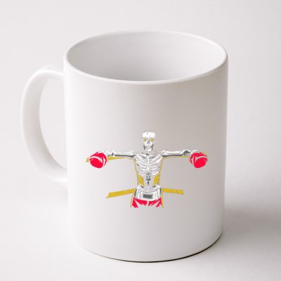 Boxing Skeleton Coffee Mug