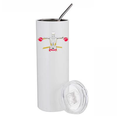 Boxing Skeleton Stainless Steel Tumbler