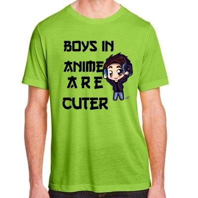 Boys In Anime Are Cuter Adult ChromaSoft Performance T-Shirt