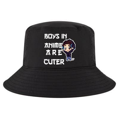 Boys In Anime Are Cuter Cool Comfort Performance Bucket Hat