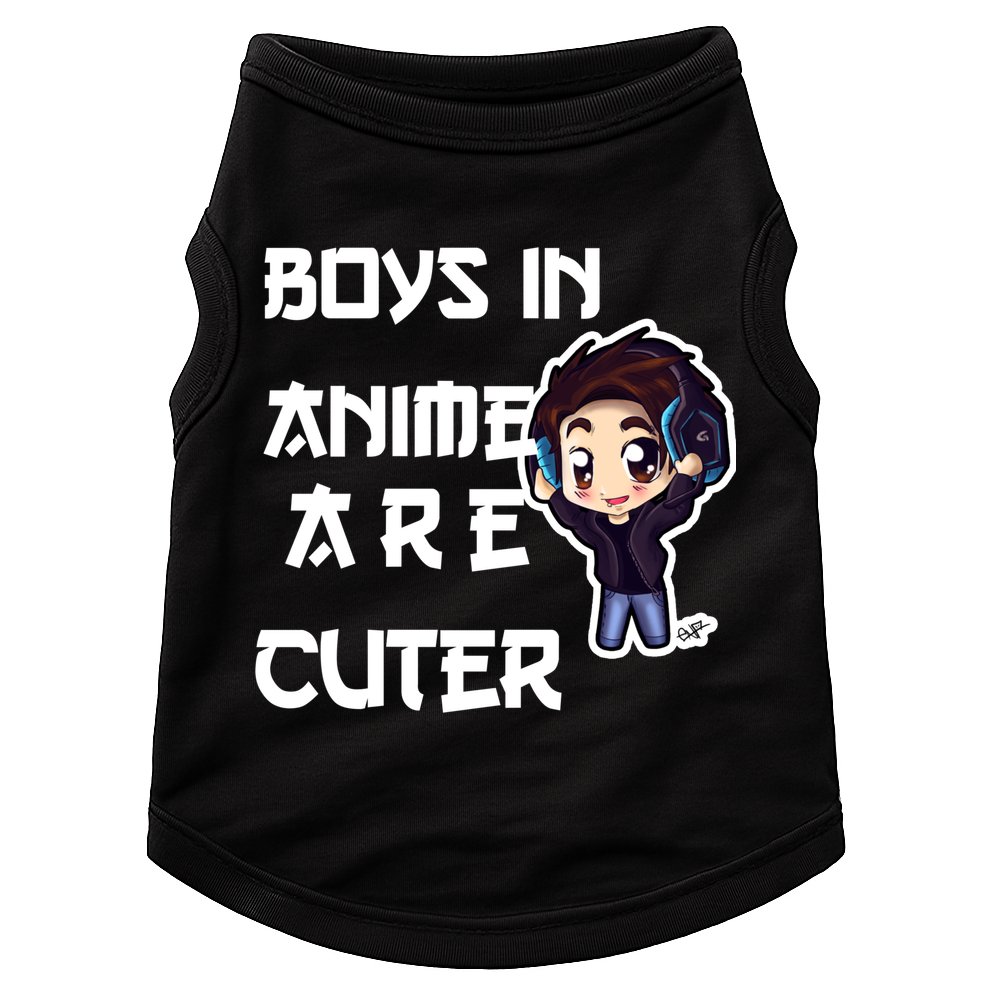Boys In Anime Are Cuter Doggie Tank