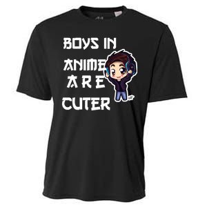 Boys In Anime Are Cuter Cooling Performance Crew T-Shirt