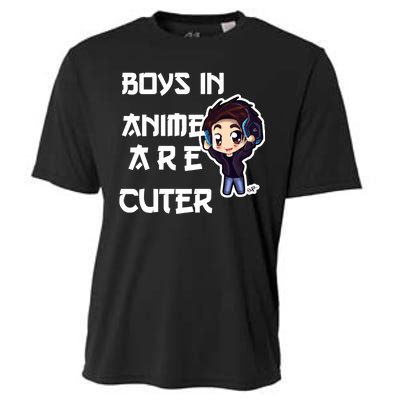 Boys In Anime Are Cuter Cooling Performance Crew T-Shirt