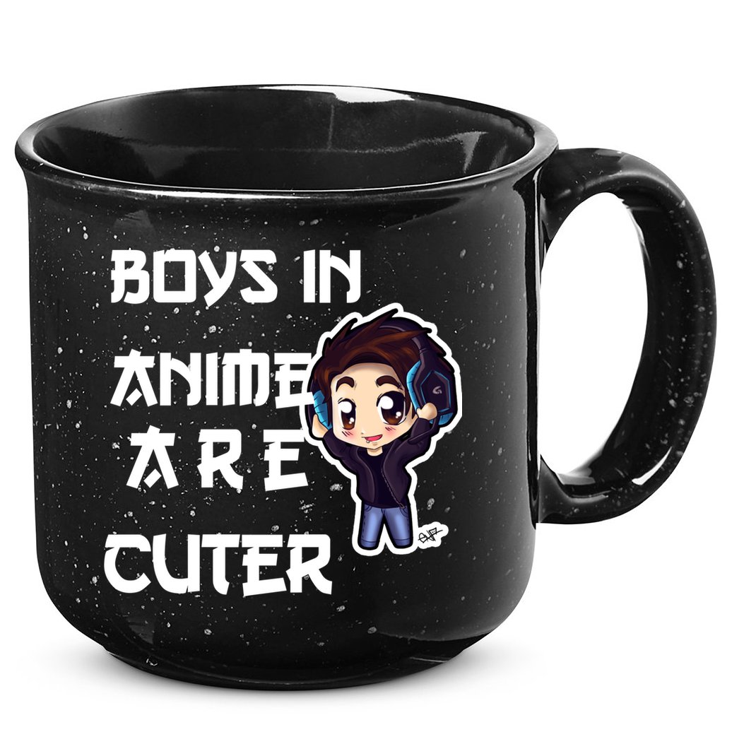 Boys In Anime Are Cuter 15oz Campfire Ceramic Mug