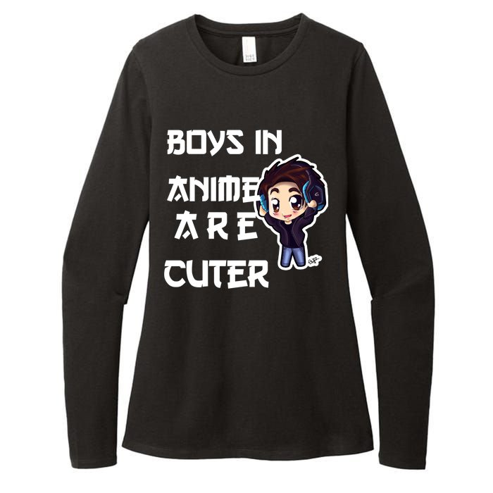 Boys In Anime Are Cuter Womens CVC Long Sleeve Shirt