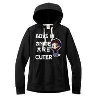 Boys In Anime Are Cuter Women's Fleece Hoodie