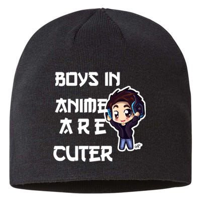 Boys In Anime Are Cuter Sustainable Beanie