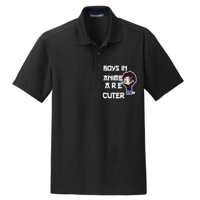 Boys In Anime Are Cuter Dry Zone Grid Polo