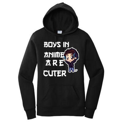 Boys In Anime Are Cuter Women's Pullover Hoodie