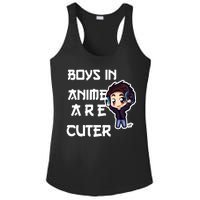 Boys In Anime Are Cuter Ladies PosiCharge Competitor Racerback Tank