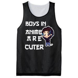 Boys In Anime Are Cuter Mesh Reversible Basketball Jersey Tank