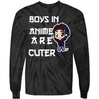 Boys In Anime Are Cuter Tie-Dye Long Sleeve Shirt