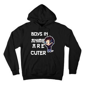 Boys In Anime Are Cuter Tall Hoodie